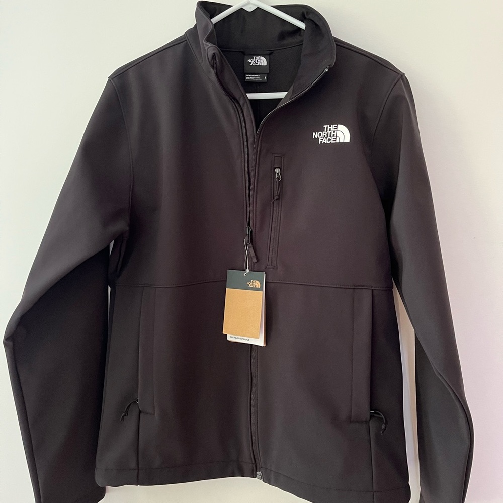 North Face Black Raincoat